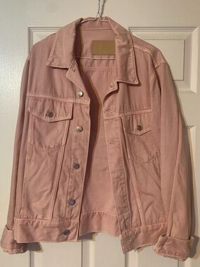 Sandro Men’s Pink Denim Jacket